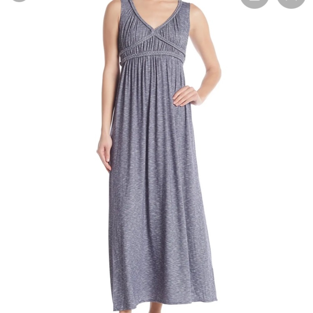 Max Studio rope-trim MAXI dress, S